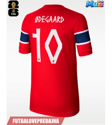 Lacne Muži Futbalové dres Nórsko Martin Odegaard #10 MS 2026 Krátky Rukáv - Domáci